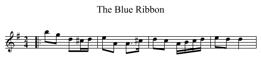 Blue Ribbon, The  - staff notation