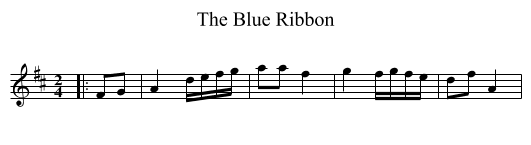 Blue Ribbon, The  - staff notation