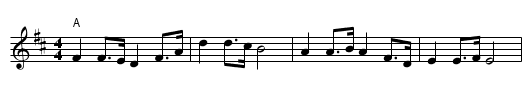 Blue Streak - Moulton - staff notation
