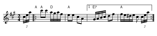 Blue-Bell Polka - staff notation