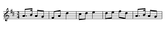 Bluebird Polka - staff notation
