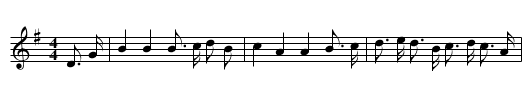 Blue-Eyed Stranger - staff notation