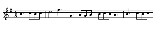 Bluehende Rose - staff notation