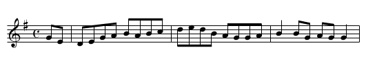 Bluemel Soond - staff notation