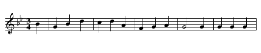 Bluey Brink - staff notation