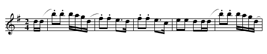 Boarisch - staff notation