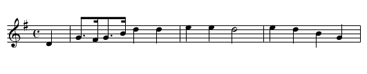 Boatman's Dance [2] - staff notation