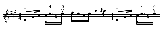Bob Chadduck's -- Jig - staff notation