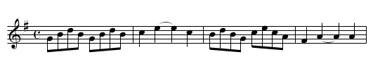 Bob Horns. ThoH.037 - staff notation