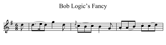 Bob Logic’s Fancy - staff notation
