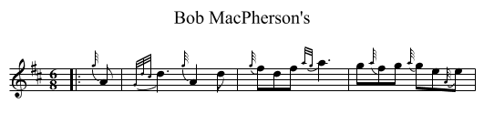 Bob MacPherson's - staff notation