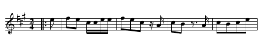 Bob Tail Hoss - staff notation