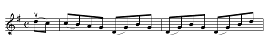 BOB, THE SAILOR, HORNPIPE - staff notation