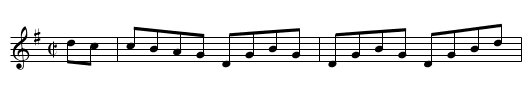 Bob, the Sailor, Hornpipe - staff notation