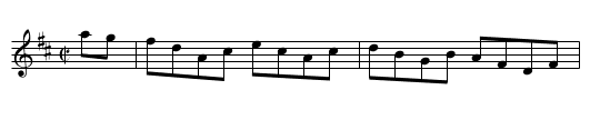 Bob Walters Hornpipe - staff notation