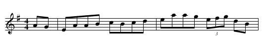 Bobby Casey's Hornpipe - staff notation