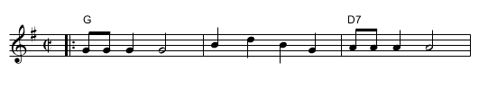 Bobolinka   [G] - staff notation