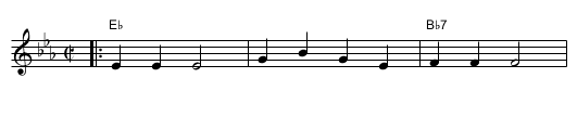 Bobolinka - staff notation