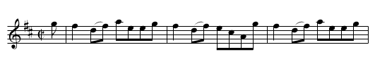 Bodachan a Garidh. - staff notation