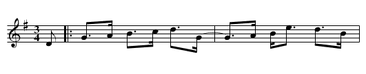 Bodapolska #9 - staff notation
