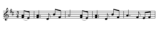 Bodard Waltz - staff notation
