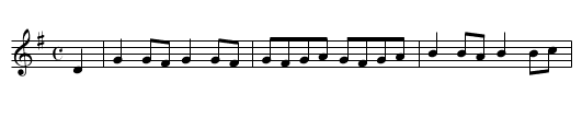 Bodmin Riding March - staff notation