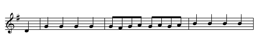 Bodmin Riding - staff notation