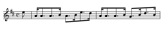 Bog an Lochain - staff notation