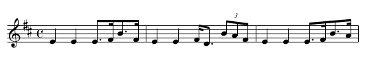 Bog an Lochain - staff notation