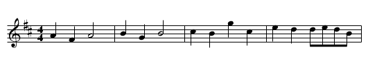 Bog Cotton - staff notation