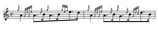 Bogan Lochan - staff notation