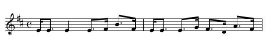 Bogan Lochan - staff notation