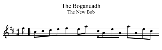 Boganuadh, The - staff notation