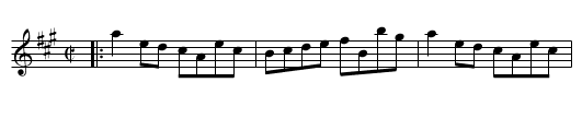 Bognor Rocks - staff notation