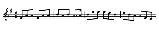 Boholla Jig [1] - staff notation