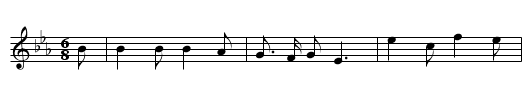 Bold Dickie - staff notation