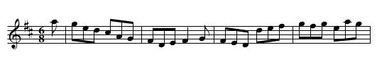 Bold John O'Leary - staff notation