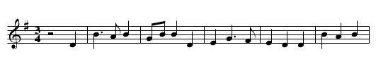 Bold Robert Emmet - staff notation