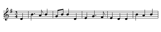 Bold Robert Emmet - staff notation