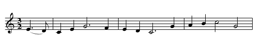 Bold Robin Hood and the Pedlar - staff notation