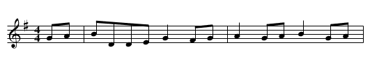 Bold Soger Boy - staff notation