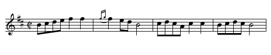 Böl-Olles schottis - staff notation