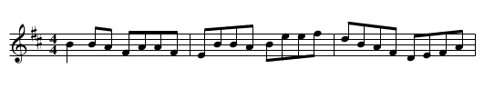 Bolton Street - staff notation