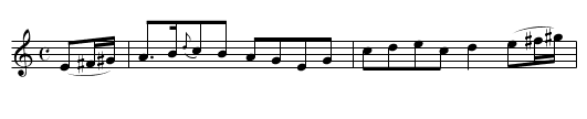 Bonaparte Crossing The Rhine - staff notation