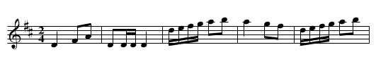 Bonaparte's March [1] - staff notation
