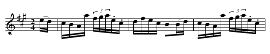Boney Lad, The - staff notation