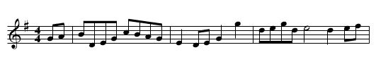 Boniest(!) Lass In The World. BF14.05 - staff notation