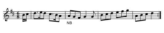 Bonnet So Blew. JBut.991, The - staff notation