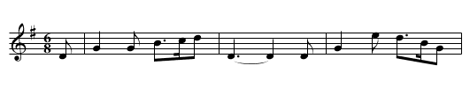 Bonnets So Blue (Brackley) - staff notation