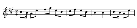 Bonney Lades - staff notation